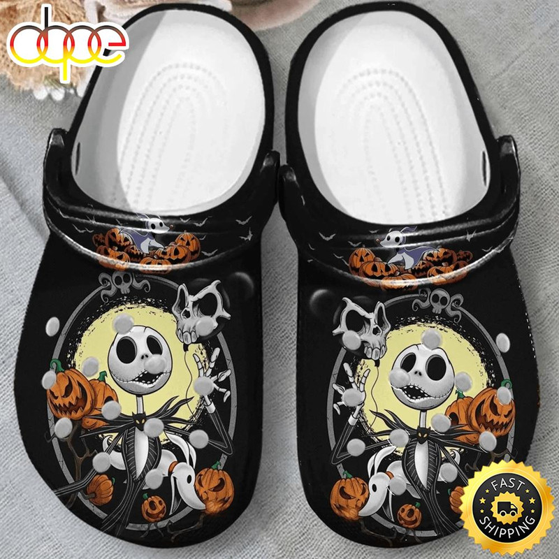 Halloween The Nightmare Before Christmascrocs Comfortable Crocband Clogs Shoes For Men Women.jpg