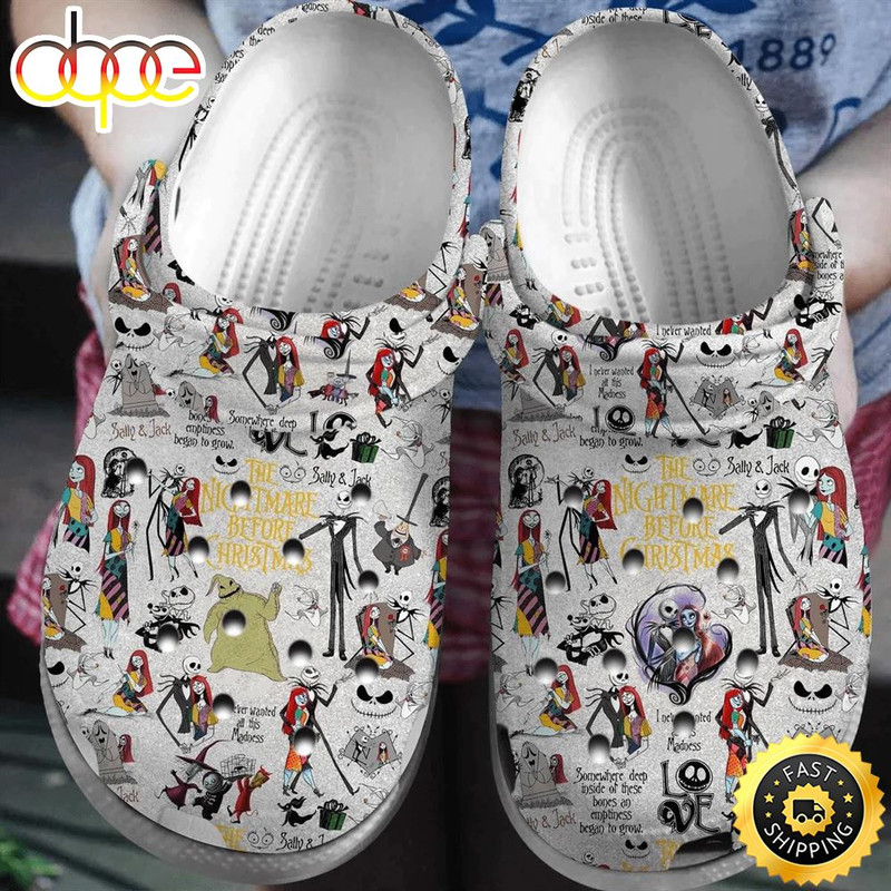 Halloween The Nightmare Before Christmascrocs Comfortable Shoes Crocband Clogs For Men Women.jpg
