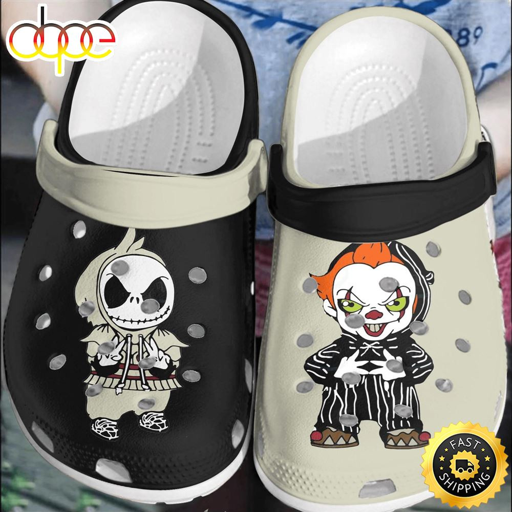 Halloween The Nightmare Before Christmascrocs Crocband Shoes Comfortable Clogs For Men Women.jpg