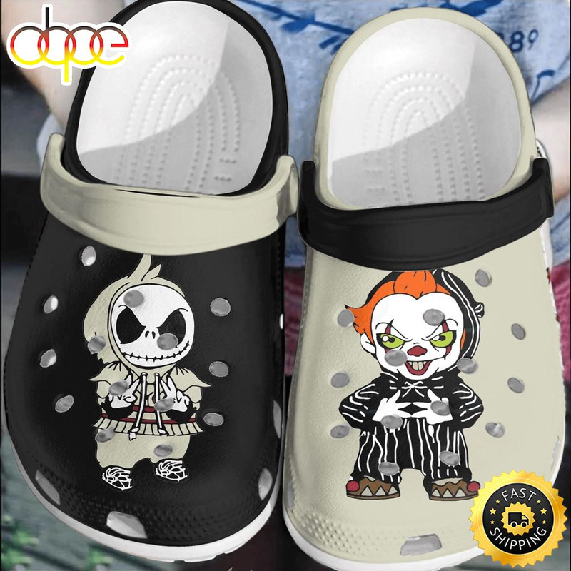 Halloween The Nightmare Before Christmascrocs Crocband Shoes Comfortable Clogs For Men Women.jpg