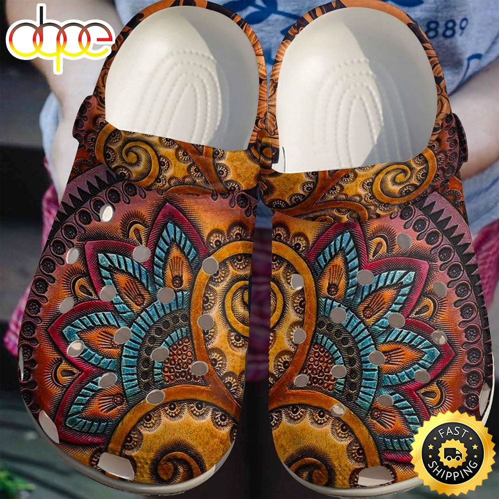 Hippie Crocs Comfortablefashion Style Comfortable For Women Men Boho Girl.jpg