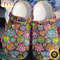 Hippie Crocs Fashionstyle Comfortable For Women Men Whitesole Flower Power.jpg