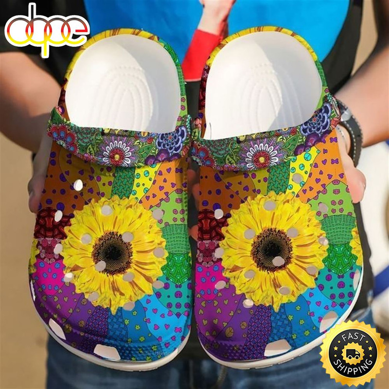 Hippie Flower Child Crocs Clog Shoes.jpg