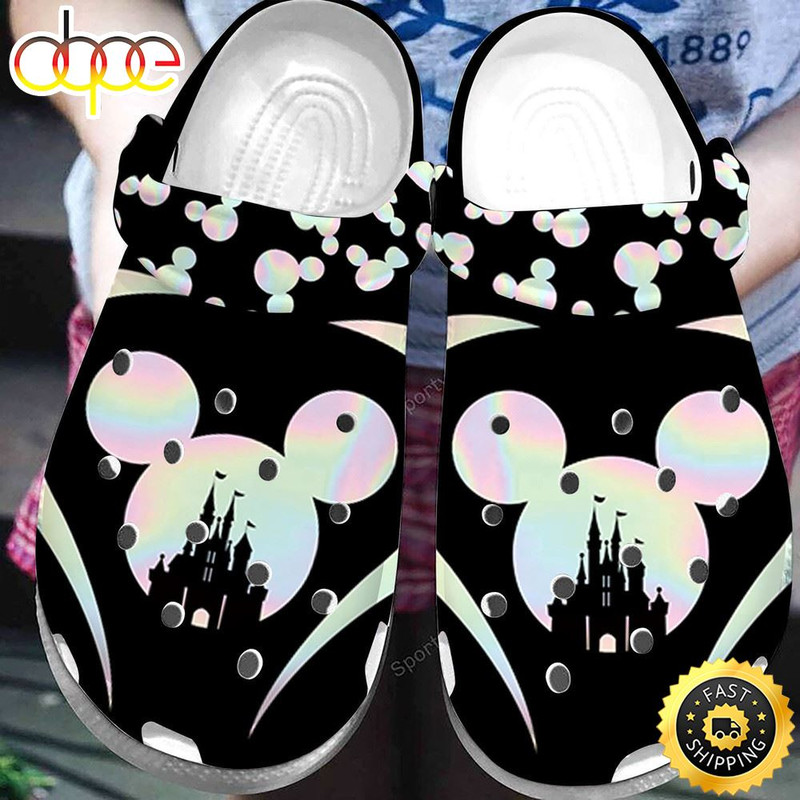 Holographic Disney Land Mickey Mouse Clogs Shoes.jpg