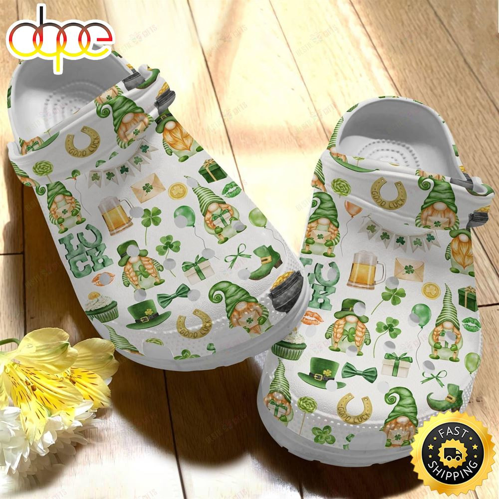 Irish Crocs Classic Clog Lucky Shamrock Shoes.jpg