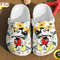 Mickey Sunflower Disney Mouse Couple Anniversary Gifts Clog Shoes.jpg