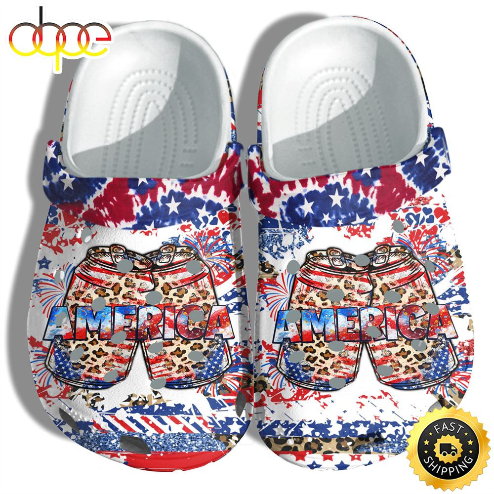 Miller Beer 4th Of July Shoes Gift Women.jpg