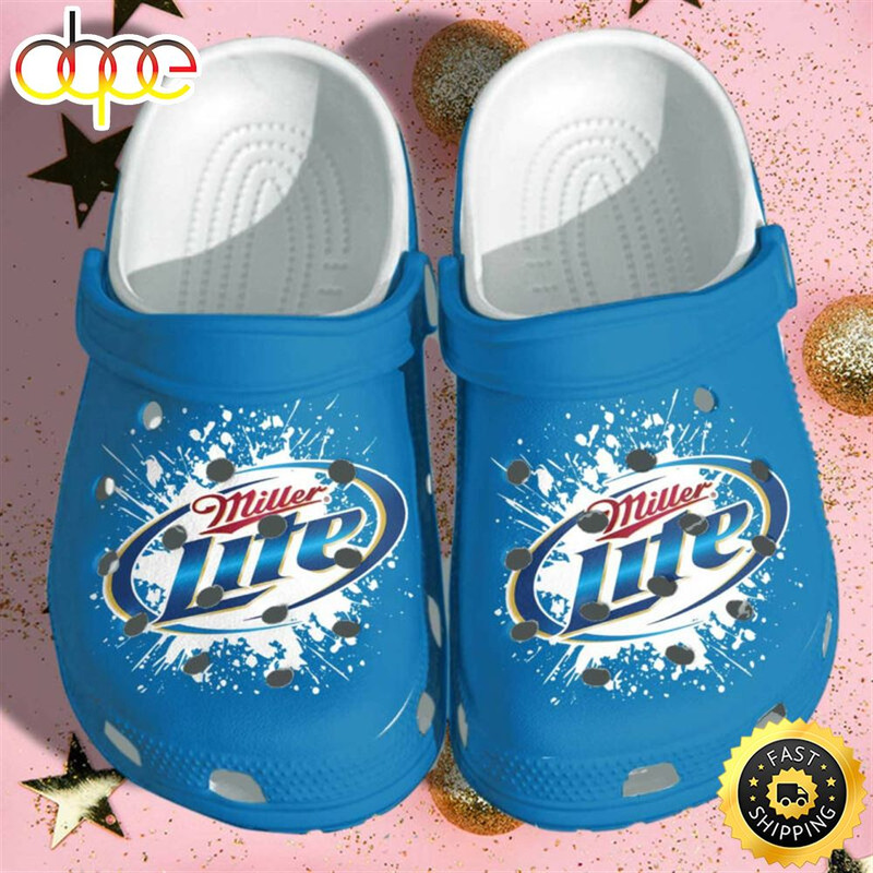 Miller Lite Funny Shoes Crocs For Men Women Beer Drinkin Croc Gifts Fathers.jpg
