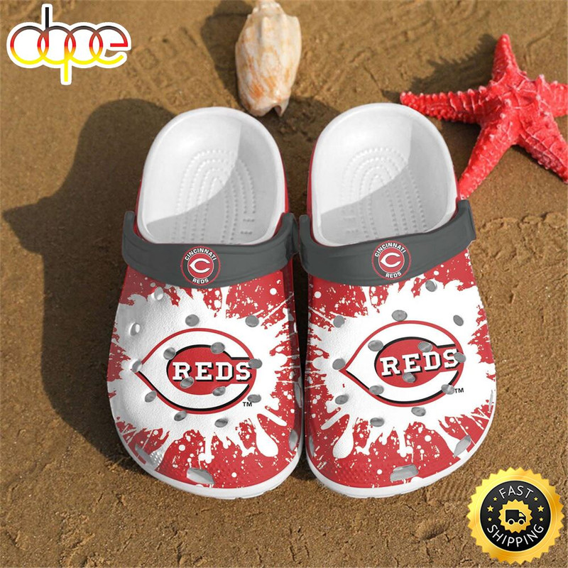 MLB Football Sports Logo Cincinati Reds Crocs Clog Shoes.jpg