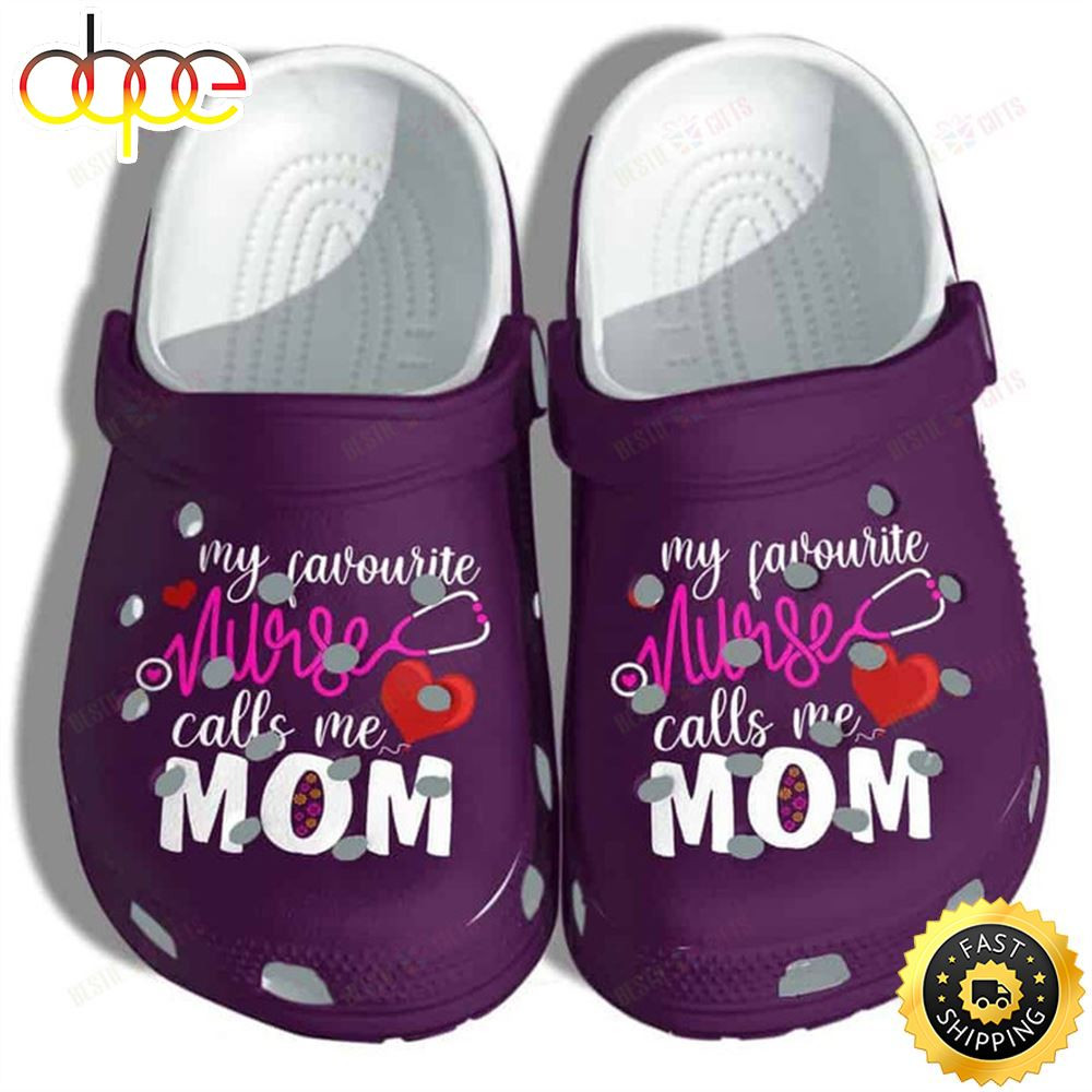 My Favorite Nurse Call Me Mom Crocs Classic Clogs Shoes.jpg