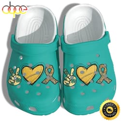 peaces hippie love hippie cute love croc shoes gifts daughter girls