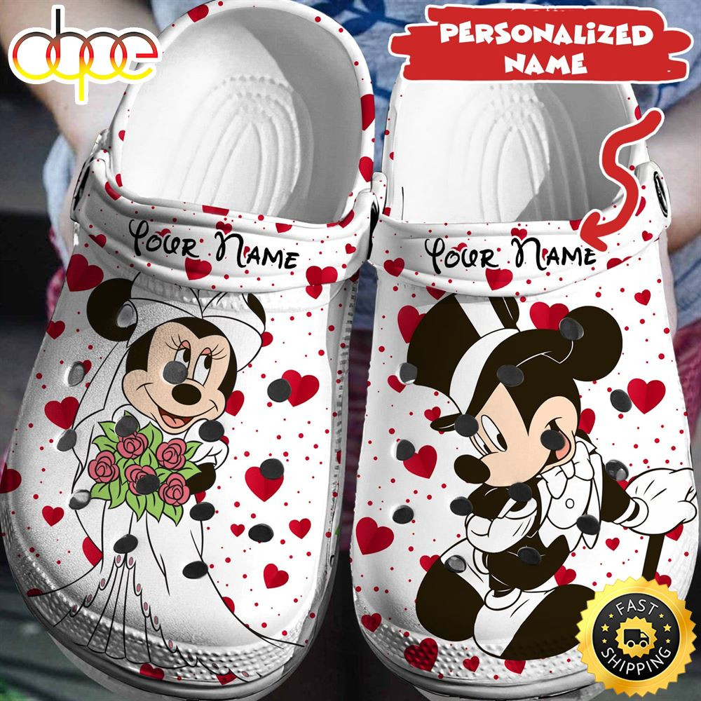 Personalized Mickey Minnie Crocs 3d Clog Shoes Couple.jpg