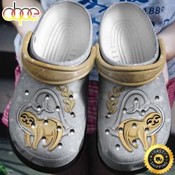 sloth jewelry heart tree birthday gift for woman girl mother daughter crocs clog shoes