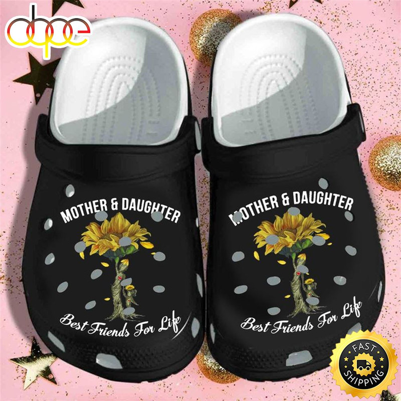 Sunflower Tree Love Family Mother And Daughter Best Friend For Life For Sunflower Lover Crocs Clog Shoes.jpg
