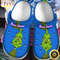 The Grinch Christmas Grinch Blue Personalized Name Crocs Clogs Shoes Comfortable For Mens Womens.jpg