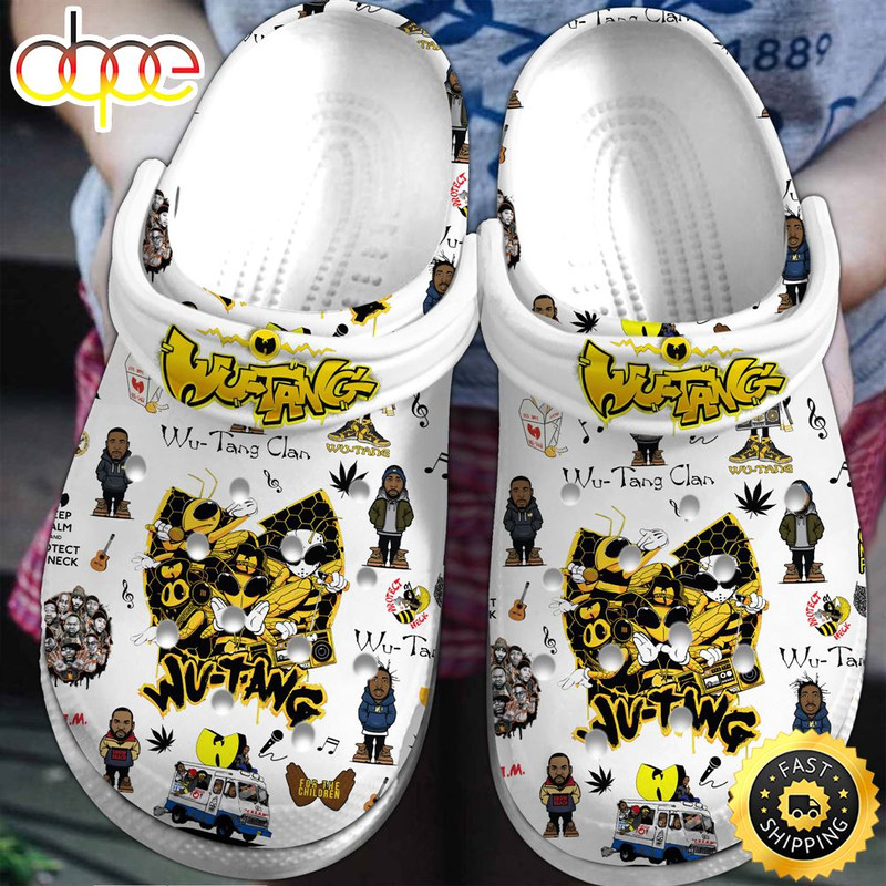 Wu Tang Clan Music Crocs Crocband Clogs Shoes Comfortable For Men Women and Kids.jpg