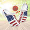 American Flag Baseball Clogs A Patriotic Gift For Kids Birthday - 365crocs.jpg