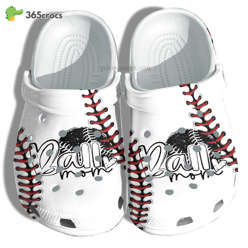 Ball Mom 3D Baseball Line Croc Shoes Gift Mother Cool Line Shoes Gift Grandma - 365crocs.jpg