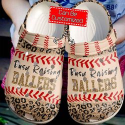 baseball - baseball busy raising ballers clog crocs shoes for men and women