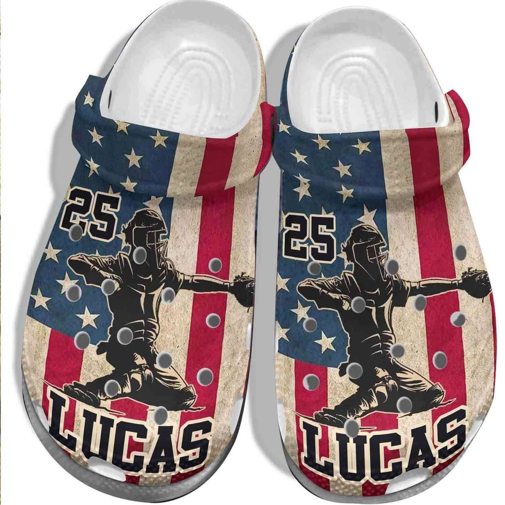 Baseball 4Th Of July Usa Flag Crocband Clogs - 365crocs.jpg