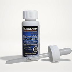 Kirkland Minoxidil 5 percent Extra Strength Hair Loss Regrowth Treatment Men's (1 Month Supply)