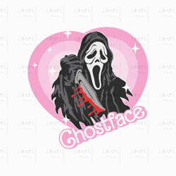 Ghost face svg, Scream svg, Horror Movie Svg, Retro Ghost face Png
