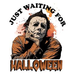 michael myers just waiting for halloween png