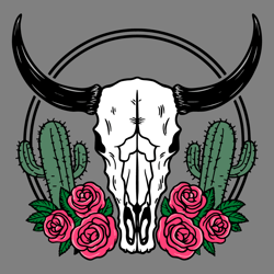 checkered longhorn skull western trending svg digital download