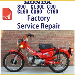 HONDA CT90 TRAIL 90 Factory 1966-1977 Service Repair Workshop Manual PDF
