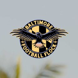 Baltimore Football Flock Svg File Cricut Digital Download