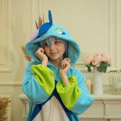Custom Drizzile Pokemon inspired kigurumi (adult onesie, pajama)
