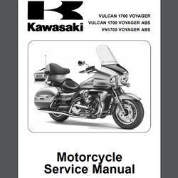 Kawasaki Vulcan 1700 Voyager ABS Service manual workshop