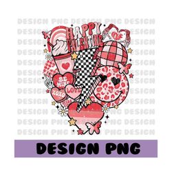 retro valentines png, valentine hearts png, checkered hearts png, valentines day sublimation design, valentines day digi