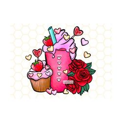 valentine&39s day coffee drink png | valentines day png | retro png | sublimation design | digital design | valentine pn