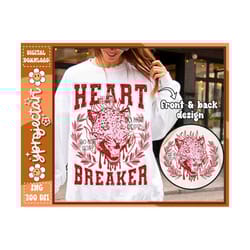 heart breaker png, valentines day designs, happy valentines day png, valentine sublimation, valentine png, retro trendy