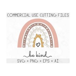 rainbow svg, boho rainbow svg, boho rainbow svg cut file, rainbow clipart, rainbow baby svg, cricut and silhouette