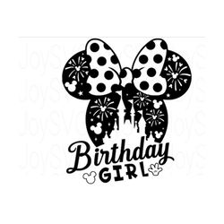 disneyland birthday girl svg | minnie mouse birthday t-shirt  svg | world t-shirt  svg | minnie outline svg | shirt svg cricut cut file |