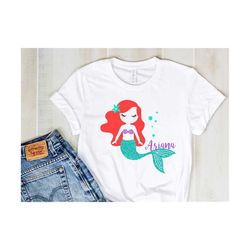 mermaid svg, mermaid monogram svg, cute mermaid svg, mermaid birthday girl svg, sea beach svg, cricut, silhouette cut files