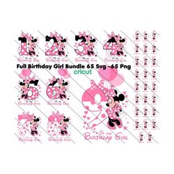 minnie mouse svg, birthday girl family svg, minnie mouse numbers svg, png, minnie mouse png, family bundle birthday girl svg, png