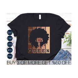 juneteenth svg, black history svg, black queen svg, black woman svg, melanin svg, afro svg files for cricut, sublimation designs downloads