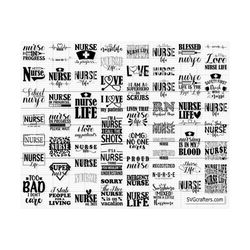 nurse svg bundle, nurse sayings, nurse life svg, nurse monogram, nurse mom, nurse quotes svg, doctor svg, nurse superhero, nurse svg heart