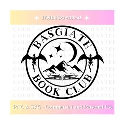 fourth wing inspired svg | basgiath book club png | dragon riders quadrant | rebecca yarros | cricut file | fantasy | bookish files