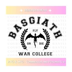 fourth wing inspired svg | basgiath war college png | dragon riders quadrant | rebecca yarros | cricut file | fantasy | bookish files