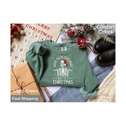 comfort colors� when you are dead inside but it is christmas sweatshirt, christmas sweater, sarcastic xmas tee, shirt for dark humor