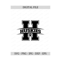 Huskie Baseball Svg Cricut Cut File For Shirts, Husky T-shirt Png, Huskies Cheer, Huskies Mascot Svg, Softball Svg, Husk
