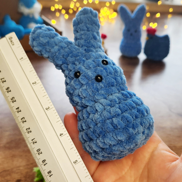 Handmade plush bunny doll