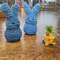 Crocheted bunny doll pattern