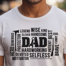 Dad Daddy The Man The Myth The Legend Svg Png Files, Dad Svg, Father Svg, Fathers day svg, Dad Quote Svg, Dad Svg Design