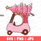 Christmas Pink Car Tee Png, Vintage Style Christmas Svg, Retro Pink Car, Retro Christmas Shirt Png, Christmas Outfit Svg, Holiday Tee Png.jpg