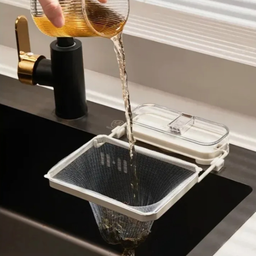 Suction Cup Kitchen Sink Filter Rack3